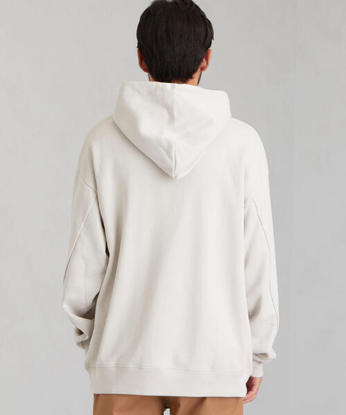 green label relaxing（グリーンレーベルリラクシング）の「SC クリア スウェット フーディー 長袖パーカー（パーカー・メンズ・ライトグレー/ダークブラウン/ダークグリーン・MEDIUM/LARGE/X-LARGE/SMALL）」の7枚目の写真