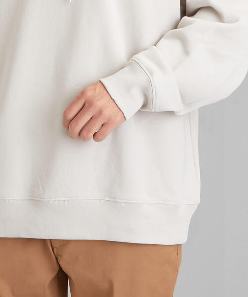 green label relaxing（グリーンレーベルリラクシング）の「SC クリア スウェット フーディー 長袖パーカー（パーカー・メンズ・ライトグレー/ダークブラウン/ダークグリーン・MEDIUM/LARGE/X-LARGE/SMALL）」の5枚目の写真