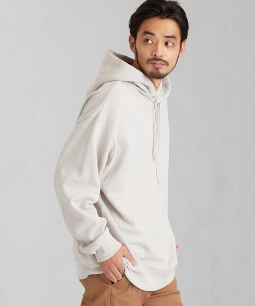 green label relaxing（グリーンレーベルリラクシング）の「SC クリア スウェット フーディー 長袖パーカー（パーカー・メンズ・ライトグレー/ダークブラウン/ダークグリーン・MEDIUM/LARGE/X-LARGE/SMALL）」の17枚目の写真