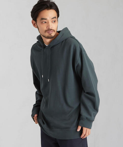 green label relaxing（グリーンレーベルリラクシング）の「SC クリア スウェット フーディー 長袖パーカー（パーカー・メンズ・ライトグレー/ダークブラウン/ダークグリーン・MEDIUM/LARGE/X-LARGE/SMALL）」の16枚目の写真