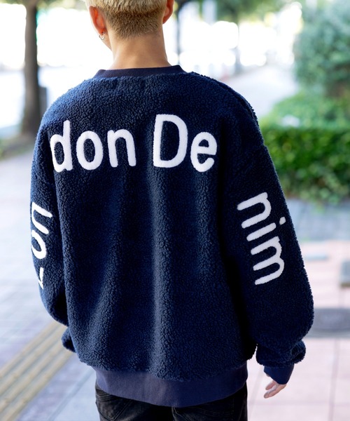 London Denim(ロンドンデニム)の「ユニセックス もこもこ シェルパボア フリース / オーバーサイズ プルオーバー ビッグサイズ トレーナー(スウェット・メンズ・ブラック/ベージュ/オフホワイト/グリーン/カーキ/モカ/ネイビー/チャコールグレー・48/50)」の8枚目の写真