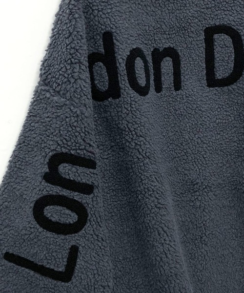 London Denim(ロンドンデニム)の「ユニセックス もこもこ シェルパボア フリース / オーバーサイズ プルオーバー ビッグサイズ トレーナー(スウェット・メンズ・ブラック/ベージュ/オフホワイト/グリーン/カーキ/モカ/ネイビー/チャコールグレー・48/50)」の10枚目の写真