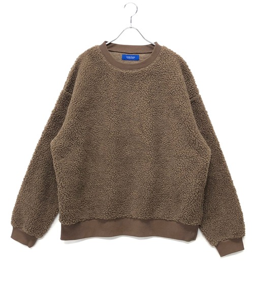 London Denim(ロンドンデニム)の「ユニセックス もこもこ シェルパボア フリース / オーバーサイズ プルオーバー ビッグサイズ トレーナー(スウェット・メンズ・ブラック/ベージュ/オフホワイト/グリーン/カーキ/モカ/ネイビー/チャコールグレー・48/50)」の16枚目の写真