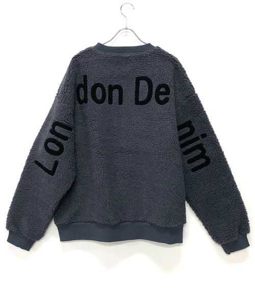 London Denim(ロンドンデニム)の「ユニセックス もこもこ シェルパボア フリース / オーバーサイズ プルオーバー ビッグサイズ トレーナー(スウェット・メンズ・ブラック/ベージュ/オフホワイト/グリーン/カーキ/モカ/ネイビー/チャコールグレー・48/50)」の17枚目の写真
