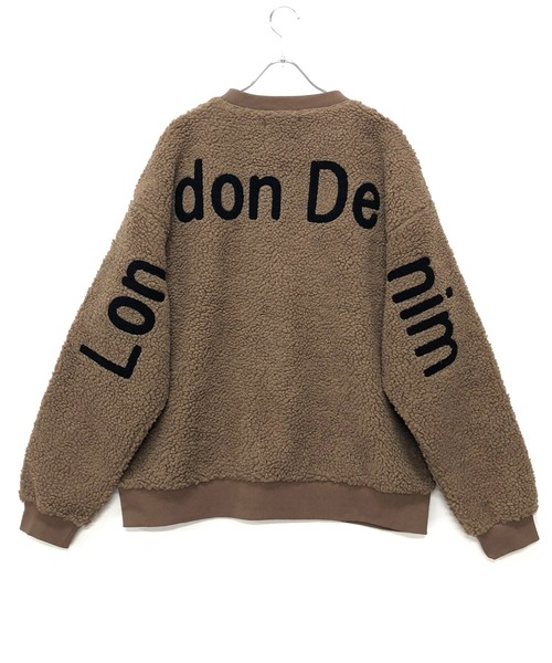 London Denim(ロンドンデニム)の「ユニセックス もこもこ シェルパボア フリース / オーバーサイズ プルオーバー ビッグサイズ トレーナー(スウェット・メンズ・ブラック/ベージュ/オフホワイト/グリーン/カーキ/モカ/ネイビー/チャコールグレー・48/50)」の15枚目の写真