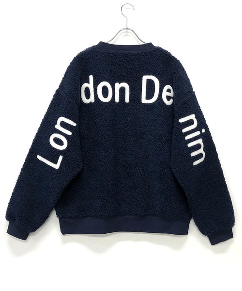 London Denim(ロンドンデニム)の「ユニセックス もこもこ シェルパボア フリース / オーバーサイズ プルオーバー ビッグサイズ トレーナー(スウェット・メンズ・ブラック/ベージュ/オフホワイト/グリーン/カーキ/モカ/ネイビー/チャコールグレー・48/50)」の13枚目の写真