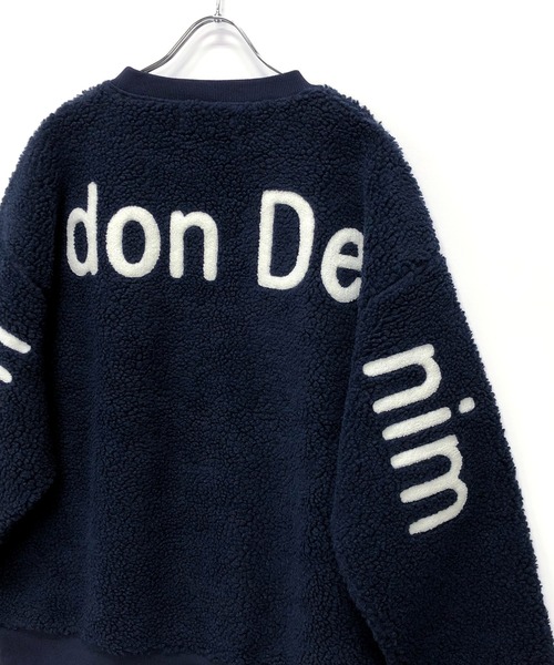 London Denim(ロンドンデニム)の「ユニセックス もこもこ シェルパボア フリース / オーバーサイズ プルオーバー ビッグサイズ トレーナー(スウェット・メンズ・ブラック/ベージュ/オフホワイト/グリーン/カーキ/モカ/ネイビー/チャコールグレー・48/50)」の12枚目の写真