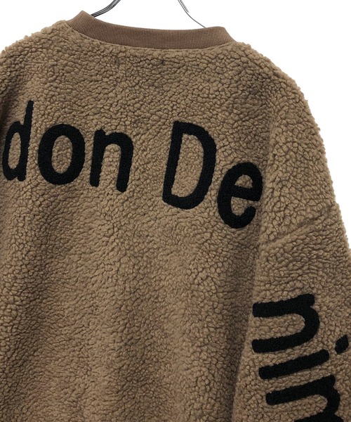 London Denim(ロンドンデニム)の「ユニセックス もこもこ シェルパボア フリース / オーバーサイズ プルオーバー ビッグサイズ トレーナー(スウェット・メンズ・ブラック/ベージュ/オフホワイト/グリーン/カーキ/モカ/ネイビー/チャコールグレー・48/50)」の11枚目の写真