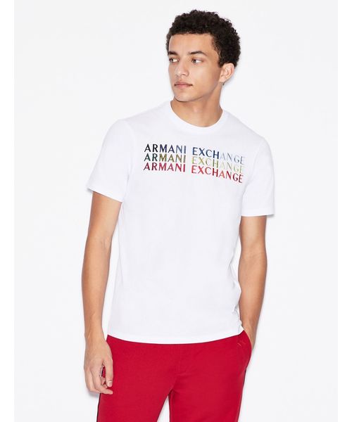 ARMANI EXCHANGE�i�A���}�[�j�G�N�X�`�F���W�j�́u�yA|X�A���}�[�j �G�N�X�`�F���W�z�}���`�J���[���S�@�����N���[�l�b�NT�V���c/REGULAR�iT�V���c/�J�b�g�\�[�j�v�b�z���C�g