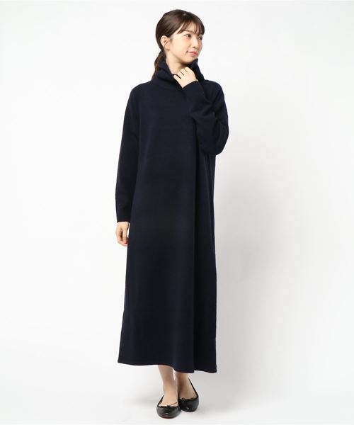 IENA（イエナ）の「BIGニットワンピース◆（ワンピース・レディース・ネイビー/アイボリー/ダークブルー・FREE）」の17枚目の写真