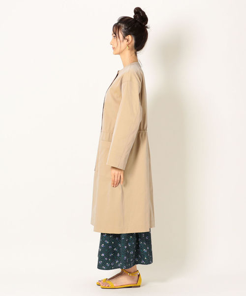 SHIPS any（シップス エニィ）の「SHIPS any:ノーカラーコート◇（その他アウター・レディース・ライトブルー/ベージュ/イエロー・40/38/36）」の10枚目の写真