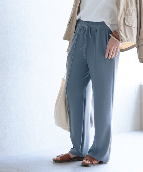 reca（レカ）の「大人のリラックスパンツ（その他パンツ・レディース・ブラック/ベージュ/ブルー/グリーン系その他/ライトグレー/アイボリー・FREE）」の13枚目の写真