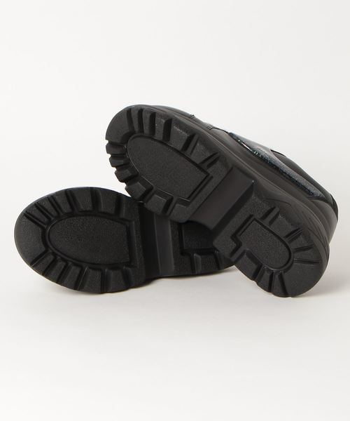 WEGO（ウィゴー）の「WEGO/ラメジェルボリューム厚底スニーカー（スニーカー・レディース・ブラック/ホワイト・MEDIUM/LARGE）」の11枚目の写真