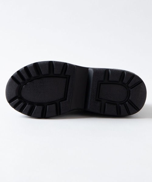 WEGO（ウィゴー）の「WEGO/ラメジェルボリューム厚底スニーカー（スニーカー・レディース・ブラック/ホワイト・MEDIUM/LARGE）」の6枚目の写真