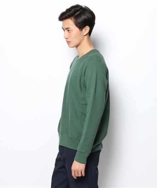 Denime(ドゥニーム)の「BASIC SWEAT CREW NECK(スウェット・メンズ・ネイビー/グレー/グリーン・LARGE/SMALL/MEDIUM)」の5枚目の写真