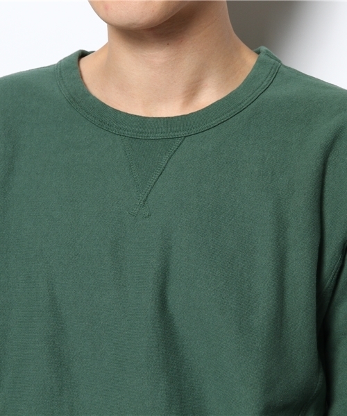 Denime(ドゥニーム)の「BASIC SWEAT CREW NECK(スウェット・メンズ・ネイビー/グレー/グリーン・LARGE/SMALL/MEDIUM)」の7枚目の写真