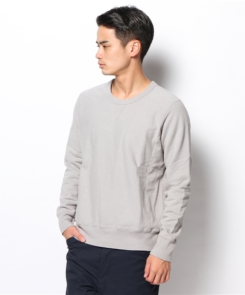 Denime(ドゥニーム)の「BASIC SWEAT CREW NECK(スウェット・メンズ・ネイビー/グレー/グリーン・LARGE/SMALL/MEDIUM)」の14枚目の写真
