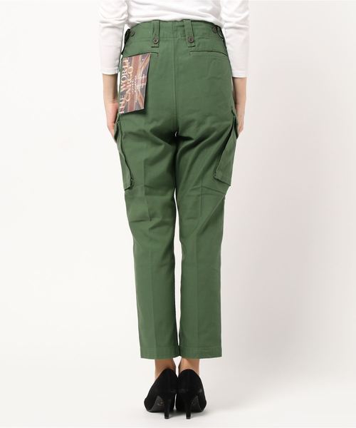 BACK NUMBER(バックナンバー)の「【BACK NUMBER】「THE WORLD CARGO」 コンバットトラウザーカーゴパンツ(カーゴパンツ・レディース・オリーブ・L/M/S)」の3枚目の写真