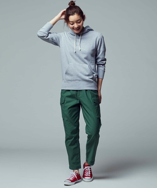 BACK NUMBER(バックナンバー)の「【BACK NUMBER】「THE WORLD CARGO」 コンバットトラウザーカーゴパンツ(カーゴパンツ・レディース・オリーブ・L/M/S)」の4枚目の写真