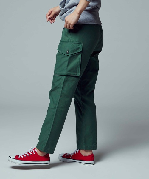 BACK NUMBER(バックナンバー)の「【BACK NUMBER】「THE WORLD CARGO」 コンバットトラウザーカーゴパンツ(カーゴパンツ・レディース・オリーブ・L/M/S)」の9枚目の写真