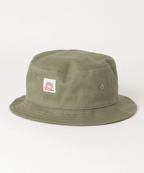 THE CASUAL(カジュアル)の「織ネームワッペンバケットハット キッズ(ハット・キッズ・モカ/オフホワイト/ライトベージュ/ブラック/ブルー系その他/カーキ/ネイビー/ブラウン・52/54/56)」の6枚目の写真