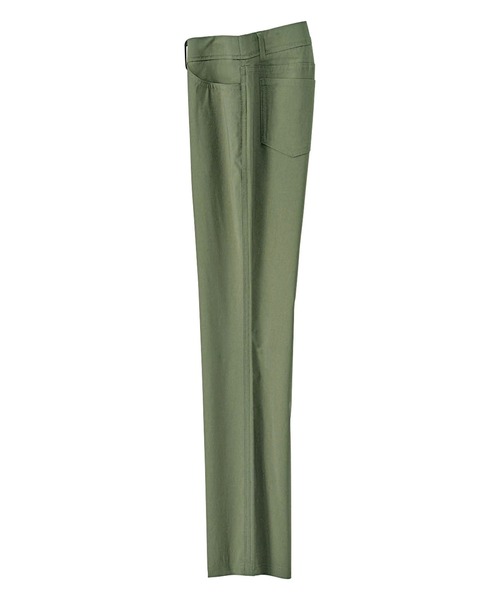 BELLUNA PLUS(ベルーナ)の「ストレッチ麻入りアンクルパンツ股下61cm(その他パンツ・レディース・ネイビー/オリーブ/グレー系その他/ライトベージュ/グリーン/モカ/カーキ/スモークピンク・SMALL/MEDIUM/LARGE/X-LARGE)」の5枚目の写真