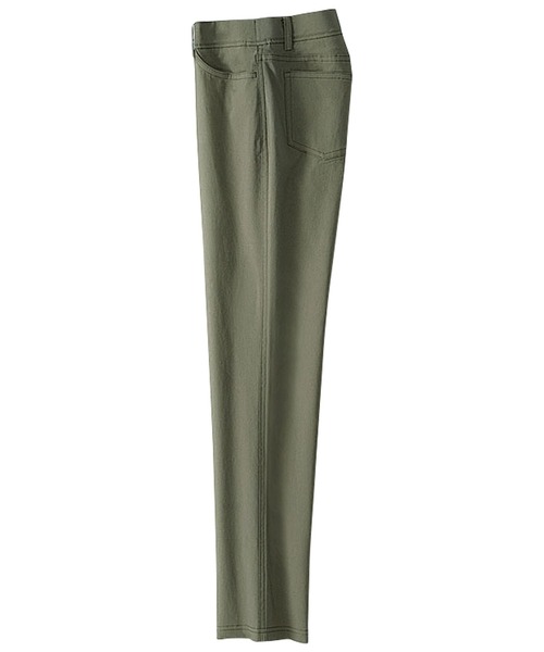 BELLUNA PLUS(ベルーナ)の「ストレッチ麻入りアンクルパンツ股下61cm(その他パンツ・レディース・ネイビー/オリーブ/グレー系その他/ライトベージュ/グリーン/モカ/カーキ/スモークピンク・SMALL/MEDIUM/LARGE/X-LARGE)」の6枚目の写真