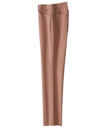 ストレッチ麻入りアンクルパンツ股下61cm