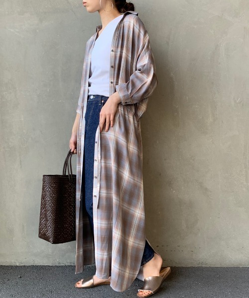 美品✨ペンドルトン PENDLETON 麻綿 タータンチェックシャツワンピース PENDLETON（ペンドルトン）の「[PENDLETON/ペンドルトン] シャツ