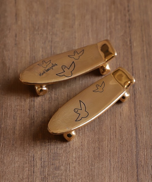 TALKY(トーキー)の「【Mark Gonzales】pikapika skate board chopstick rest / ピカピカスケボー箸置き(カトラリー)」|ゴールド