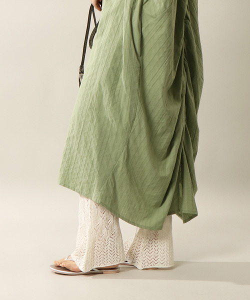 notch.（ノッチ）の「透かし編みニットパンツ（その他パンツ・レディース・ベージュ/オフホワイト・TM/M）」の5枚目の写真