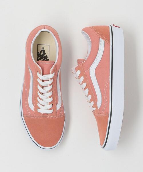 VANS（バンズ）の「★[ バンズ ] VANS SC OLD SKOOL CVS スニーカー（スニーカー・レディース・ベージュ/ピンク/ライトブルー/オリーブ・6h(24.5)/5(23)/5h(23.5)/6(24)）」の4枚目の写真