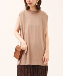 natural couture | サイドタックノースリニット(ニット/セーター)