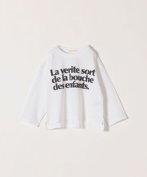 SHIPS any(シップス エニィ)の「【SHIPSany別注】MONMIMI:プリント ロングスリーブTシャツ/ロンT 110-140cm <KIDS>(Tシャツ/カットソー・キッズ・ホワイト/ベージュ・110/120/130/140)」の15枚目の写真