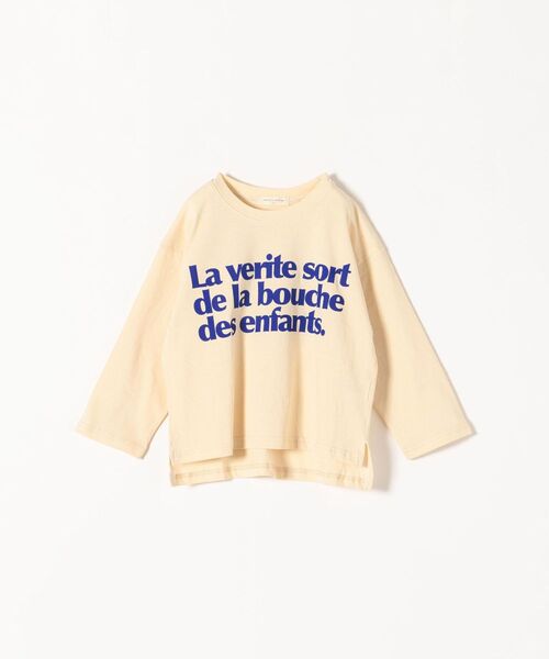 SHIPS any(シップス エニィ)の「【SHIPSany別注】MONMIMI:プリント ロングスリーブTシャツ/ロンT 110-140cm <KIDS>(Tシャツ/カットソー・キッズ・ホワイト/ベージュ・110/120/130/140)」の16枚目の写真