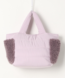 BeBe/タフタボアポケット付きバッグ