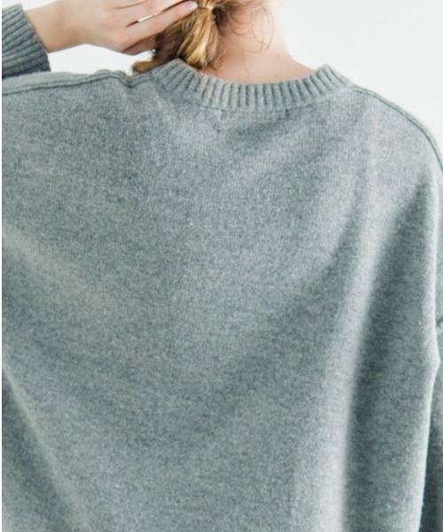 mizuiroind（ミズイロインド）の「クルーネックワイドプルオーバー