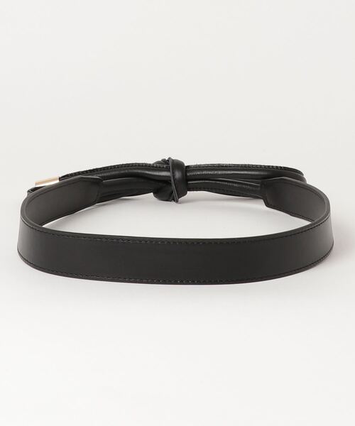 NARACAMICIE（ナラカミーチェ）の「レザー結びベルト（ベルト・レディース・ブラック/ブラウン・FREE）」の3枚目の写真