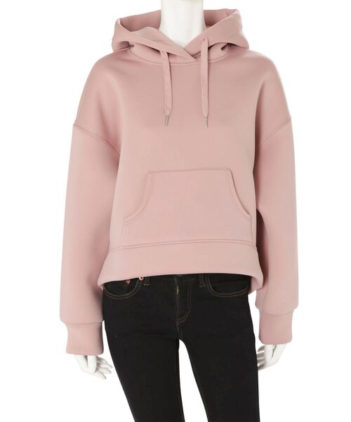 MERCURYDUO（マーキュリーデュオ）の「ダンボールパーカー（パーカー・レディース・ベージュ/オフホワイト/ピンク/クリーム・SMALL/MEDIUM）」の6枚目の写真