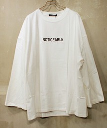 ビッグシルエット 9分袖 プリント カットソー ロンT