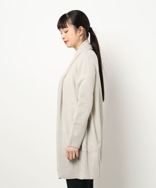 IENA（イエナ）の「Chess ストールカラー カーディガン◆（カーディガン/ボレロ・レディース・チャコールグレー/ベージュ系その他・FREE）」の17枚目の写真