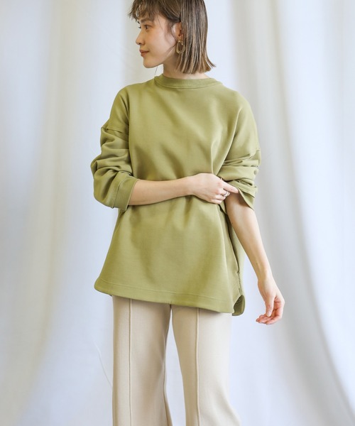 select MOCA（セレクトモカ）の「2021 SS センターラインフレアスプリングニットパンツ（その他パンツ・レディース・ブラック/ベージュ/アイボリー・FREE）」の7枚目の写真