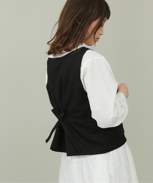 sakishimatokyo(サキシマトーキョー)の「【ZOZO限定】サキシマamp「ダブルボタンベスト」(ベスト・レディース・グレイッシュベージュ/ブラック/ライトグリーン・FREE)」の6枚目の写真