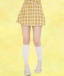 『LUV IS TRUE/ラブ イズ トゥルー』SZ CHECK SET UP SKIRT/ チェック柄 ミニスカート(ITZY, GIRL FRIEND,TWICE等着用)