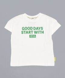 FRUIT OF THE LOOM | フロックロゴPtドロップショルダーTee(Tシャツ/カットソー)