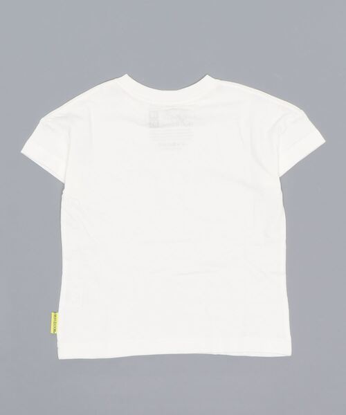 FRUIT OF THE LOOM（フルーツオブザルーム）の「フロックロゴ Pt ドロップショルダー Tee / Tシャツ / 半袖 / 前面 / プリント / カジュアル / ユニセックス / キッズ（Tシャツ/カットソー・キッズ・ホワイト/ブラック/グレー・90-100cm/130-140cm/110-120cm）」の4枚目の写真