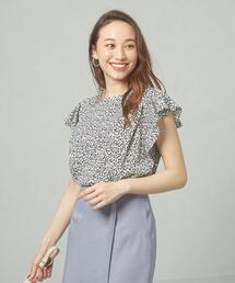 closet story | ＜closet story＞プチリーフ フレンチスリーブ ブラウス(シャツ/ブラウス)