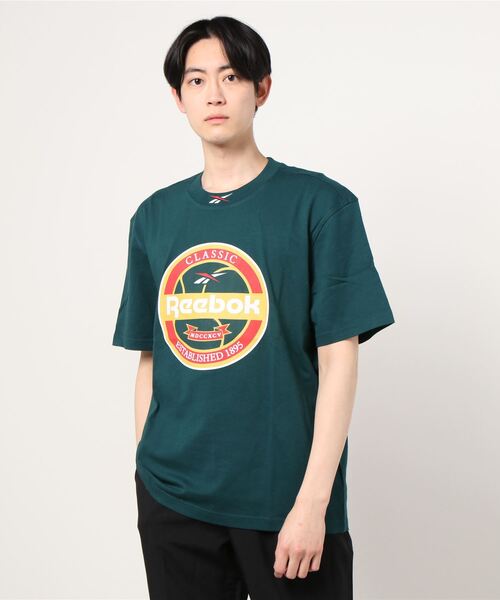 Reebok(リーボック)の「クラシックス グラフィック Tシャツ / Classics Graphic T-Shirt(Tシャツ/カットソー・メンズ・サンドベージュ/グリーン・SMALL/MEDIUM/LARGE/X-LARGE/XX-LARGE/X-SMALL/XXX-LARGE)」の8枚目の写真