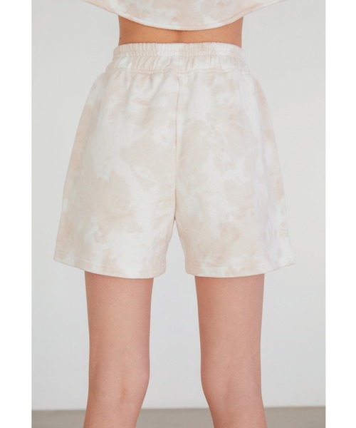 ALEXIA STAM（アリシアスタン）の「Logo Tie Dye Sweat Shorts/ ロゴタイダイスウェットショーツ（スウェットパンツ・レディース・ブルー/ベージュ・S/M）」の9枚目の写真