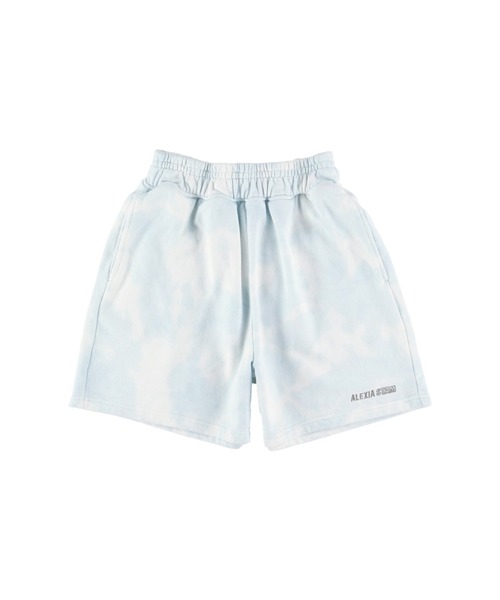 ALEXIA STAM（アリシアスタン）の「Logo Tie Dye Sweat Shorts/ ロゴタイダイスウェットショーツ（スウェットパンツ・レディース・ブルー/ベージュ・S/M）」の8枚目の写真